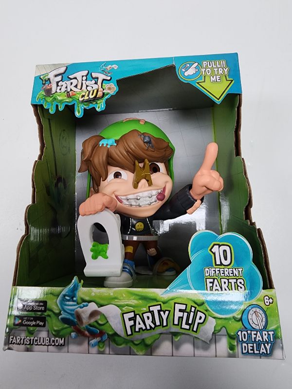 Photo 1 of Fartist Club Farty Flip Skateboard Boy Action Figure Toy 10 Different Fart Sound