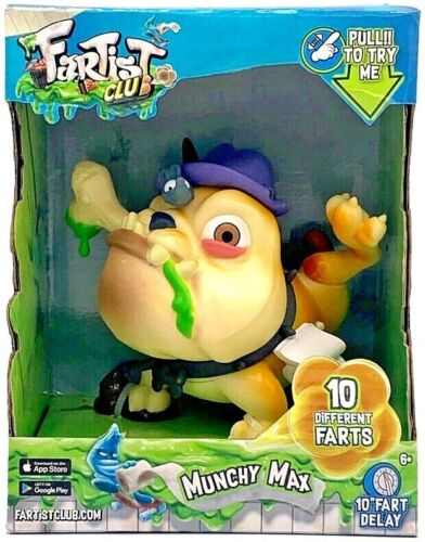 Photo 1 of Toysmith Fartist Club Munchy Max Collectible Figure 10 Different Sounds 2018 NEW