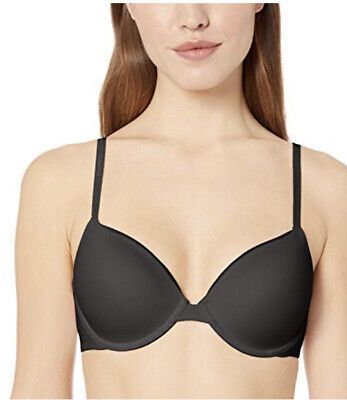 Photo 1 of CALVIN KLEIN WOMEN'S UNDERWIRE BRA 34C BLACK LIGHTLY LINED FULL COVERAGE 