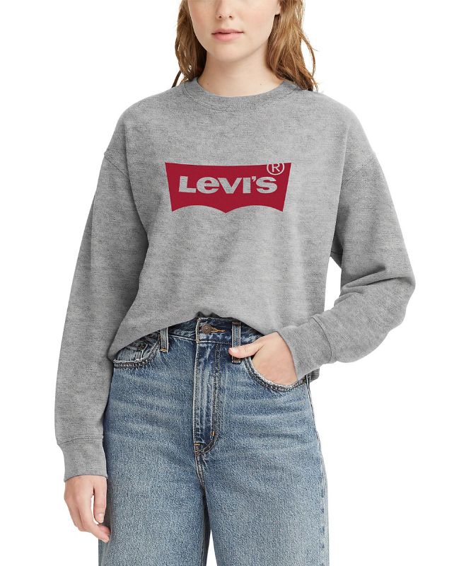 Photo 1 of LEVI'S WOMEN'S JUNIOR GREY PULLOVER SIZE XL