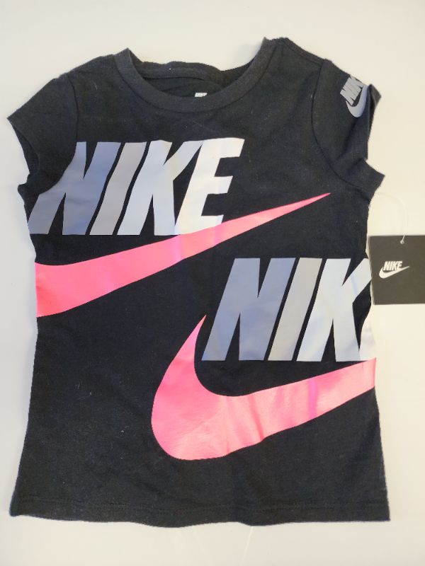 Photo 1 of NIKE TODLER GIRL SHORT SLEEVE T=SHIRT BLACK SIZE 3T