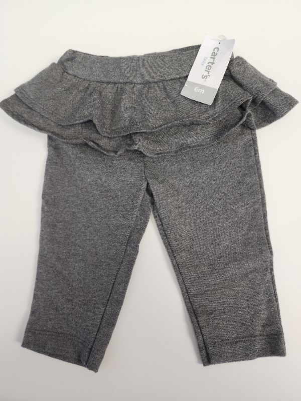 Photo 1 of Carter's Baby Girls Full Length Ruffle Leggings 6M