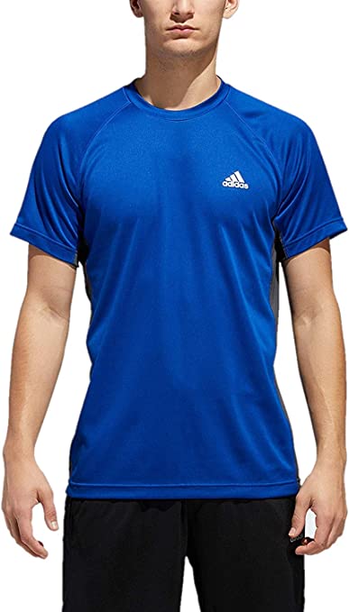 Photo 1 of ADIDAS Men's Training Essentials Raglan Tech Tee (Large, Croyal)