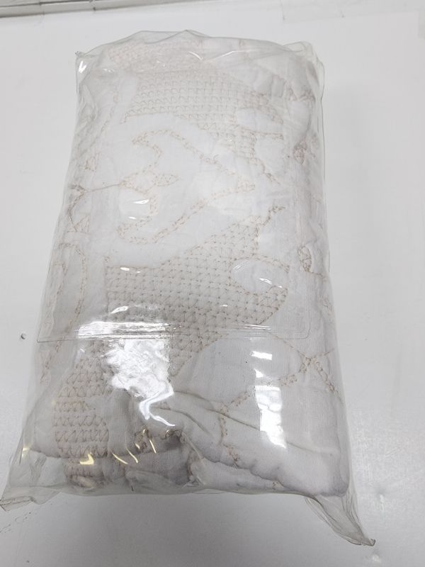 Photo 1 of Martha Stewart  gilda  Quilted Cotton Blend Standard Sham White