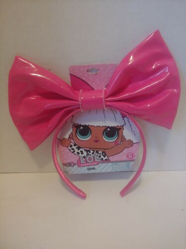 Photo 1 of LOL Surprise Diva Doll Headband Hair Big Pink Bow Costume Party LIMITED EDITION