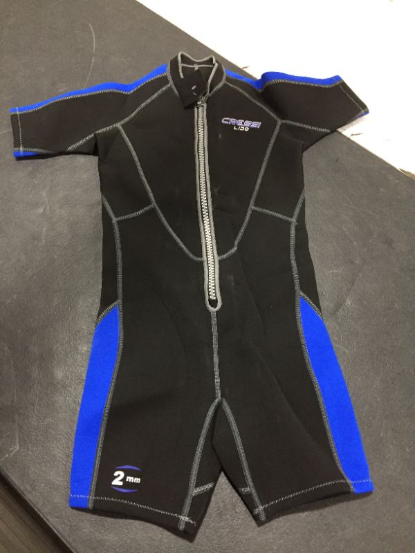 Photo 2 of Cressi Men's Full Front Zip Wetsuit for Swimming, Snorkeling, Scuba Diving | Lido Short Man size L/4