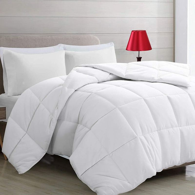 Photo 1 of  white comforter 90x90 queen size