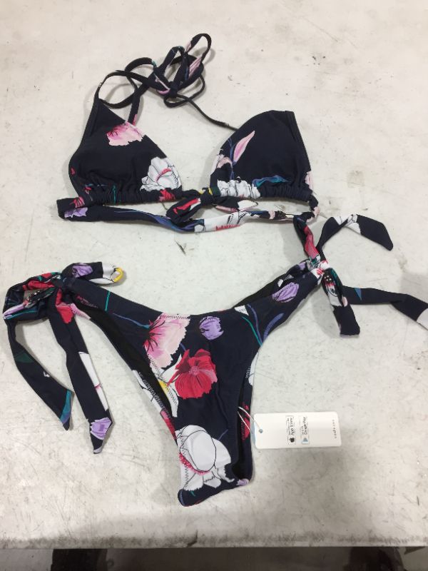 Photo 1 of 2 PIECE FLORAL CUPSHE SWIMWEAR SIZE S 