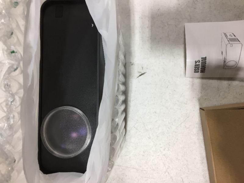 Photo 1 of BLACK PORTABLE LED PROJECTOR 