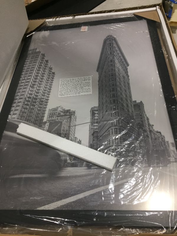 Photo 2 of Americanflat 24 x 36 Inch Black Poster Frame Polished Plexiglass. Hanging Hardware Included