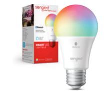 Photo 1 of Sengled Smart Light Bulbs, Color Changing Alexa Light Bulb Bluetooth Mesh, Smart Bulbs That Work with Alexa Only, Dimmable LED Bulb A19 E26 Multicolor, High CRI, High Brightness, 9W 800LM, 1Pack

