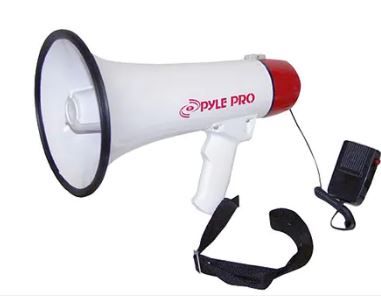 Photo 1 of BLACK Pyle® PMP40 Professional Megaphone/Bullhorn With Siren and Handheld Mic
