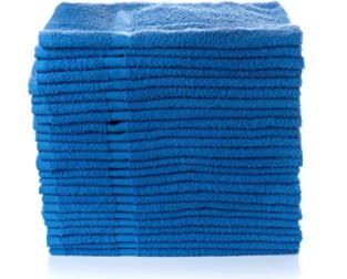 Photo 1 of  Simpli-Magic Hand Towels, 16"x27", Blue 12 Count
