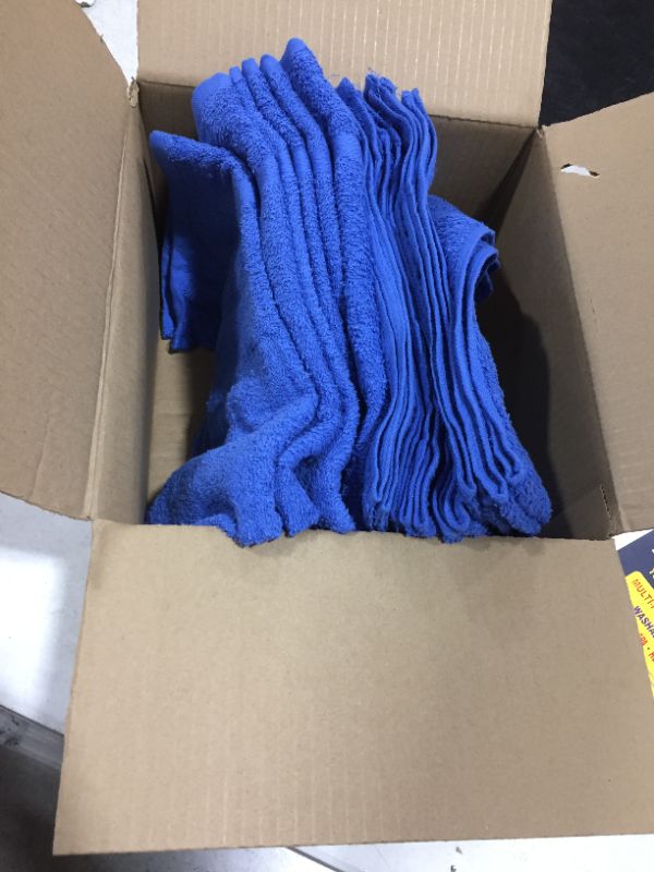Photo 3 of  Simpli-Magic Hand Towels, 16"x27", Blue 12 Count
