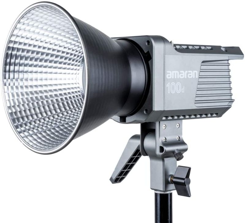 Photo 1 of Amaran 100d LED Video Light, 100W CRI95+ TLCI96+ 39,500 lux@1m Bluetooth App Control 8 Pre-Programmed Lighting Effects DC/AC Power Supply, Made by Aputure