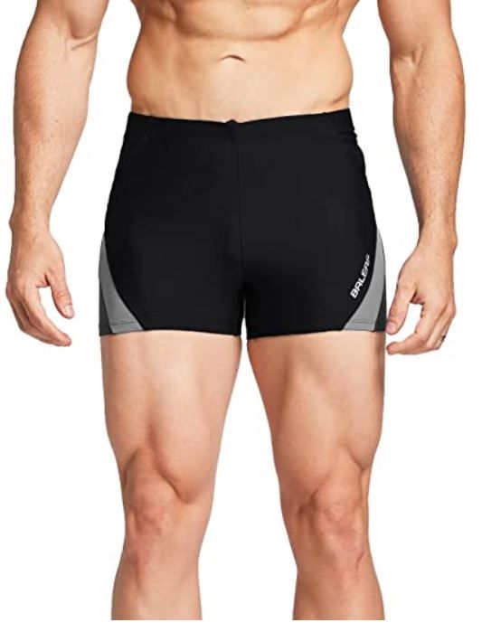 Photo 1 of BALEAF Men's Square Leg Athletic Swim Jammers Durable Training Splice Team Swimsuit size L