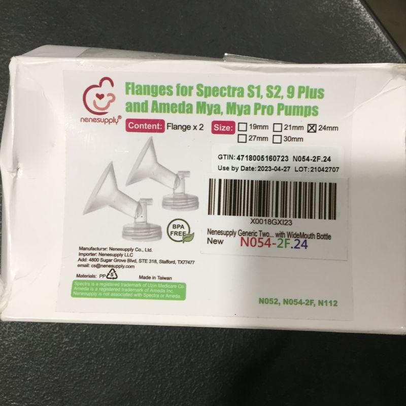 Photo 3 of  24mm 2 pc Flanges Compatible with Spectra S2 Spectra S1 9 Plus Breastpumps Replacement to Spectra Pump Parts and Spectra Flange. Compatible with Spectra S2 Parts and Spectra Accessories