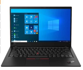 Photo 1 of Latest Gen 7 Lenovo ThinkPad X1 Carbon 14" FHD Ultrabook (400 nits) with 10th Gen Intel i5Processor , 1 TB PCIe SSD, 16GB RAM, and Windows 10 Pro
