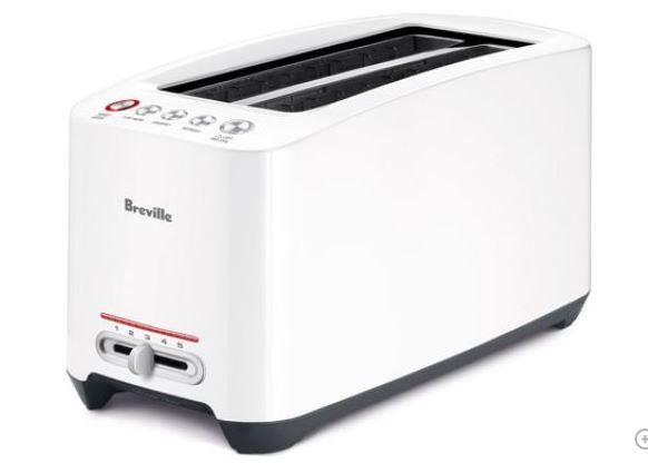 Photo 1 of Breville Lift And Look White 4-Slice Toaster - BTA630XL
