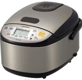 Photo 1 of Zojirushi NS-LGC05XB Micom Rice Cooker & Warmer, 3-Cups (uncooked), Stainless Black
