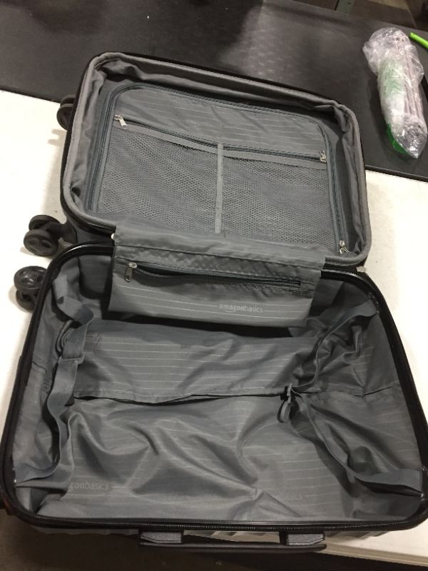 Photo 3 of Amazon Basics Hardside Luggage Spinner 28?, Navy Blue
