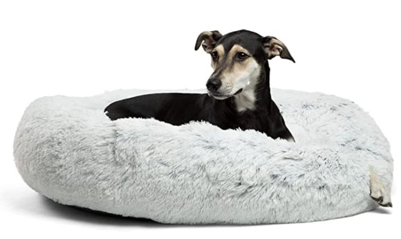 Photo 1 of  large Donut Cat and Dog Bed in Shag or Lux Fur for 