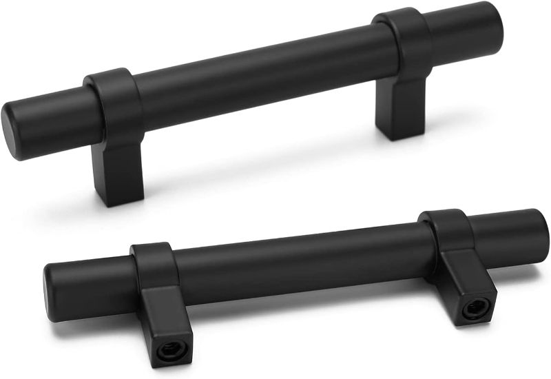 Photo 1 of 5 pack!!  Black Cabinet Pulls Handles for Dresser Drawers