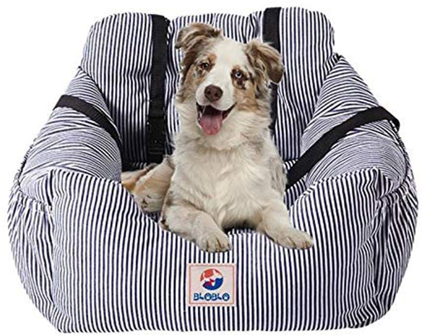 Photo 1 of BLOBLO Dog Car Seat Pet Booster Seat Pet Travel Safety Car Seat Dog Bed for Car with Storage Pocket