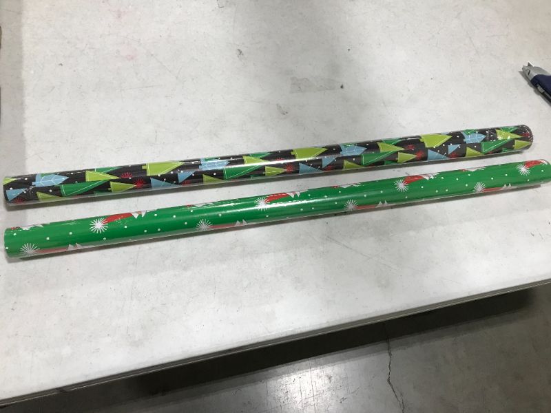 Photo 1 of 2 piece Christmas gift wrap  