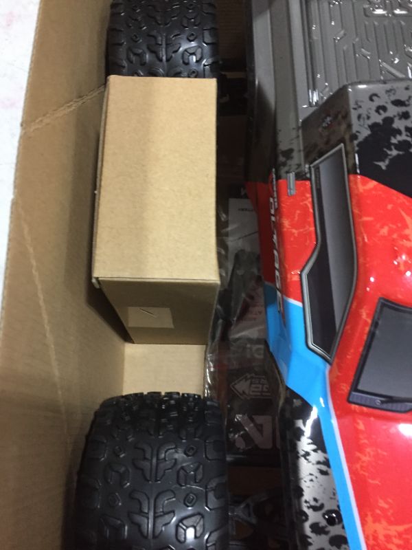 Photo 3 of ARRMA RC Monster Truck: 1/10 GRANITE VOLTAGE MEGA 2WD SRS RTR with 2.4GHz Radio | 2 x Li-Ion Battery | Charger | 1:10 Scale (Blue/Black), ARAD09BL
