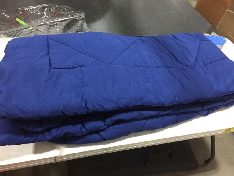 Photo 1 of BLUE BLANKET & PILLOW CASES SIZE 43" X 43" 1/2 