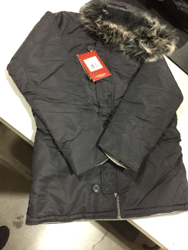 Photo 2 of Men's Parka AIRBOSS N-3B Winter Parka, Warm winter coat with hood for cold weather (Slim Fit) SIZE XL
