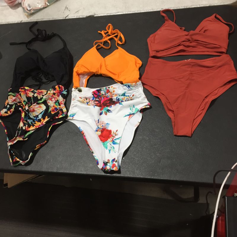 Photo 2 of 5 PACK!!!! womens cupshe wswimsuit undle all size SMALL