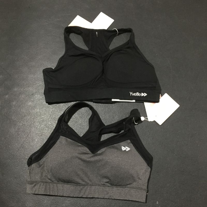 Photo 1 of 2 pack!!!! Yvette High Impact Sports Bras for Women  Workout Bra for Running Fitness size L