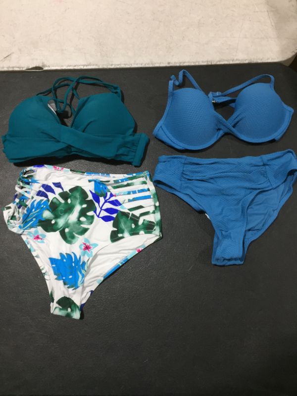 Photo 1 of 3 pack!!!!!! womens swimsuit bundle 2 swimsuits and one swimsuit cover up all size M