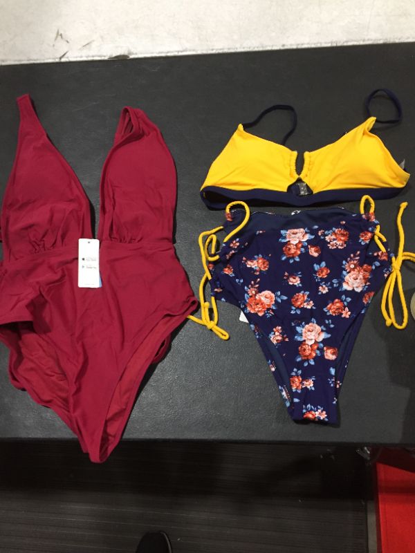 Photo 2 of 5 PACK!!!! womens swimsuit bundle 4 swimsuits and one swimsuit cover up all size L