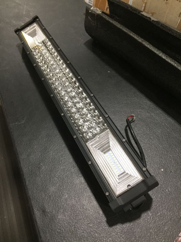 Photo 2 of AUTOSAVER88 22" LED Light Bar Triple Row Flood Spot Combo Beam Led Bar 270W Off Road Driving Lights Compatible with Jeep Trucks Boats ATV Jeep
