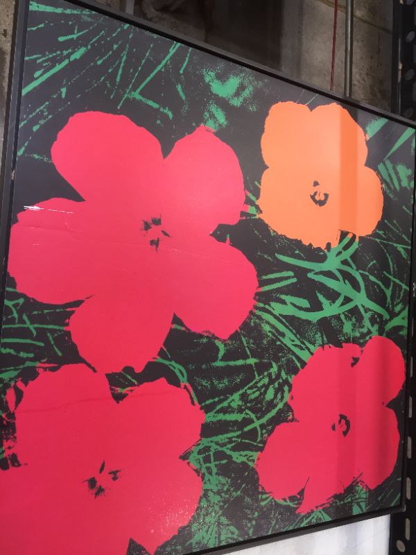 Photo 1 of Andy Warhol Flowers Decorative 26X26in approx.