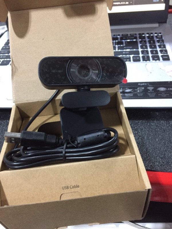 Photo 2 of 1080P Webcam, Desktop Camera with Dual Microphones, for PC/Mac Book/Laptop. Suitable for Windows, MacOS, NetWare, Linux
