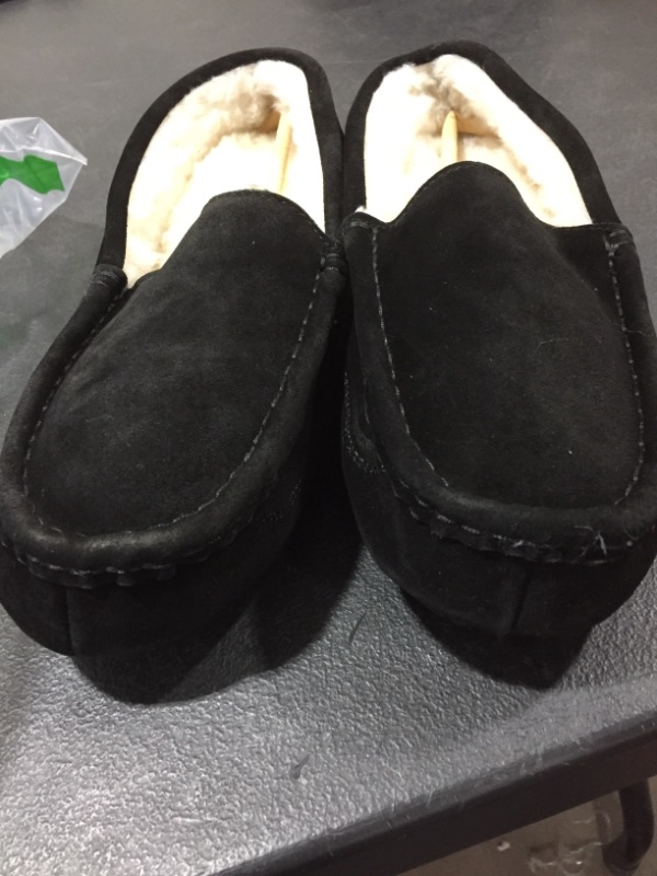 Photo 2 of Amazon Essentials Women's Moccasin Slippers, Black size 8 