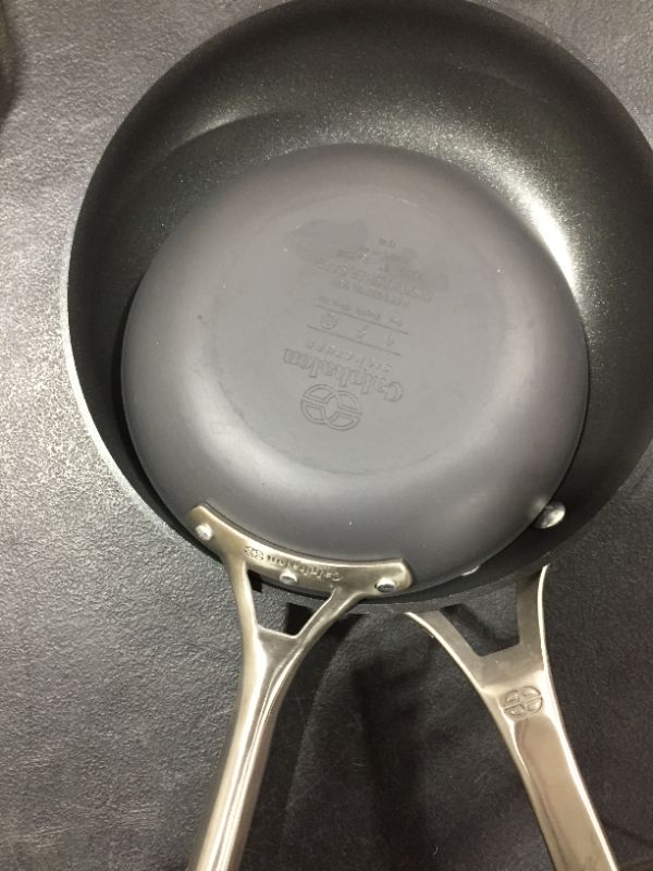 Photo 1 of Calphalon 2029637 Premier Hard-Anodized Nonstick 2-Piece 8 10-Inch Frying Pan Set 8/10 Combo Black
