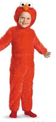 Photo 1 of Sesame Street Disguise Toddler Furry Elmo Costume 3T/4T , Red
