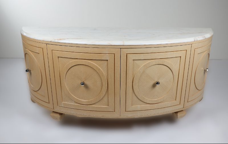 Photo 1 of MARBLE TOP ENTERTAINMENT CENTER 22L X 70W X 30H INCHES