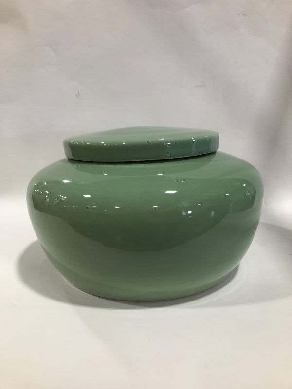 Photo 1 of House Decor Green Vase 10H x 16Dia Inches