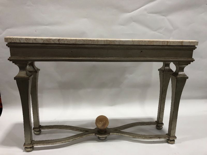 Photo 2 of ENTRYWAY TABLE GRANITE WEATHERED GREY 54L X 14W X 36H INCHES