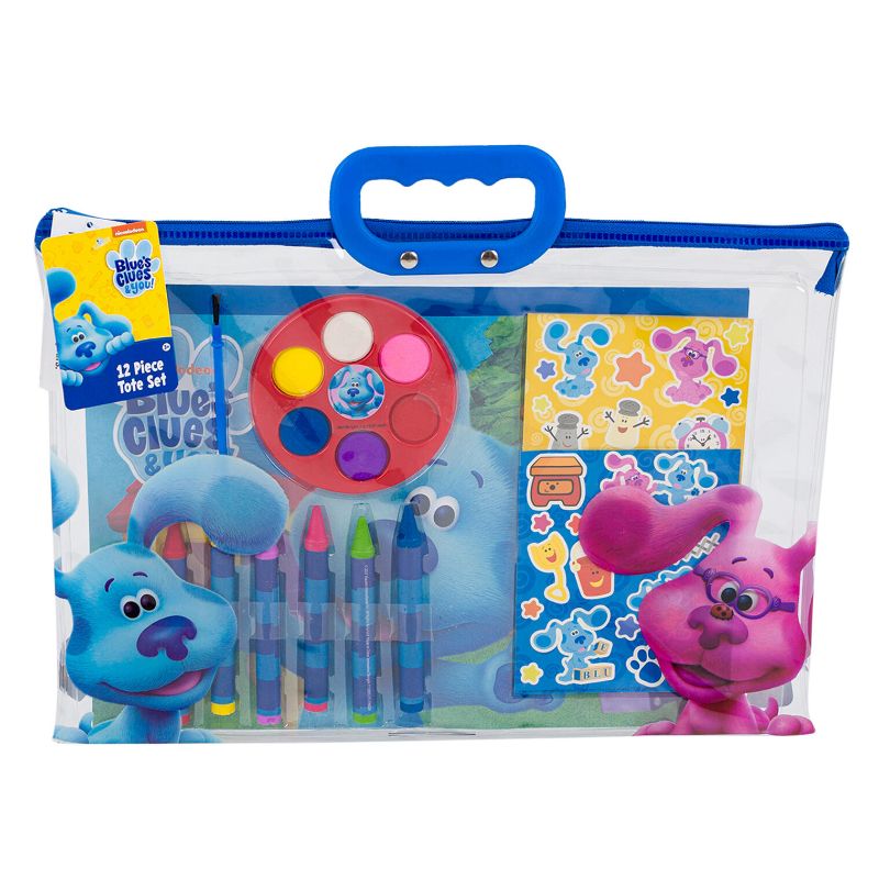 Photo 1 of Blues Clues 12pc Stationery Tote Set- 13.2"x9.5" - Whether your child is a fan of Blues Clues or simply loves the exciting world of stationery, this set is the perfect way to inspire creativity and encourage their love of learning. It has a Blue's clues d