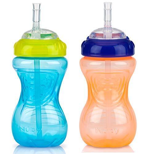 Photo 1 of 2 PACK - Nuby Gripper Cup W/ Flexible Straw- 10oz - This Nuby gripper cup is ideal for toddlers to drink their beverage comfortably. It has a flexible straw. It measures 10oz