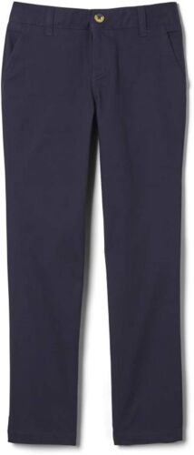 Photo 1 of French Toast Girls' Straight Leg Pant - Size 12 (Waist 26) - Navy