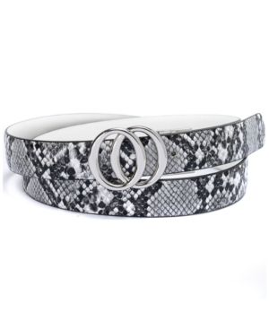 Photo 1 of SIZE M - Inc International Concepts Double-Circle Reversible Belt, Created for Macy's