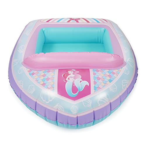 Photo 3 of Swimways Disney Princess Ariel Inflatable Water Boat Vehicle for Kids! NFLATABLE WATER VEHICLE: Brings classic, iconic vehicles from kids' favorite licensed characters into an inflatable boat format for an adventurous day at the swimming pool, beach, or l